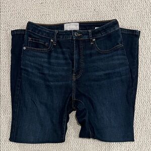 Everlane Dark Blue High-Rise Skinny Jeans